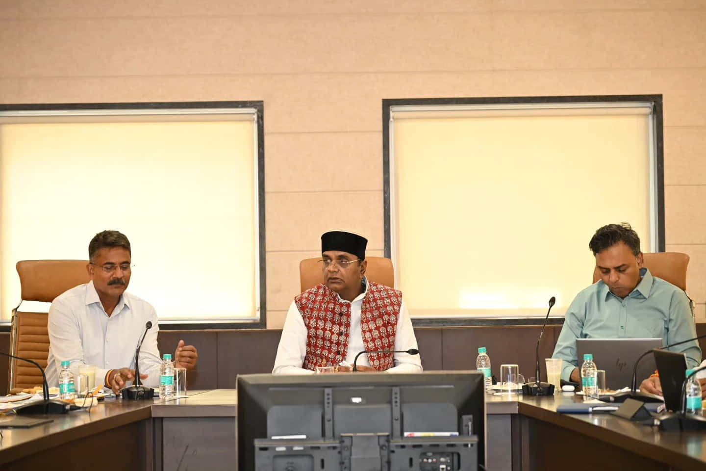 Review meeting of the progress of implementation of 'Khelo Badho Abhiyan' and 'Parth Yojana'