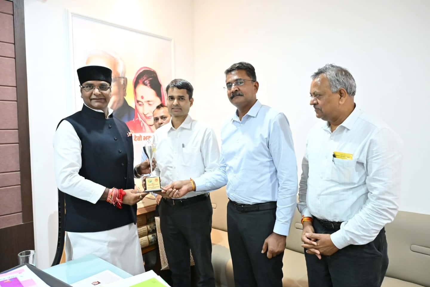 Shri Rigved Milind Thakur, Director, Prime Minister's Office, Bhopal visit