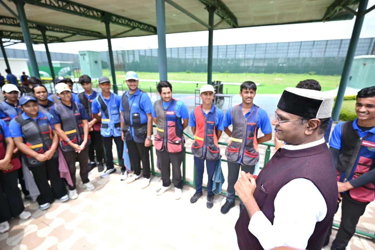 Shri Vishwas Kailash Sarang ji inspected the Madhya Pradesh State Shooting Academy